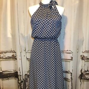 Maison Jules Sleeveless Blue Midi - NWOT!